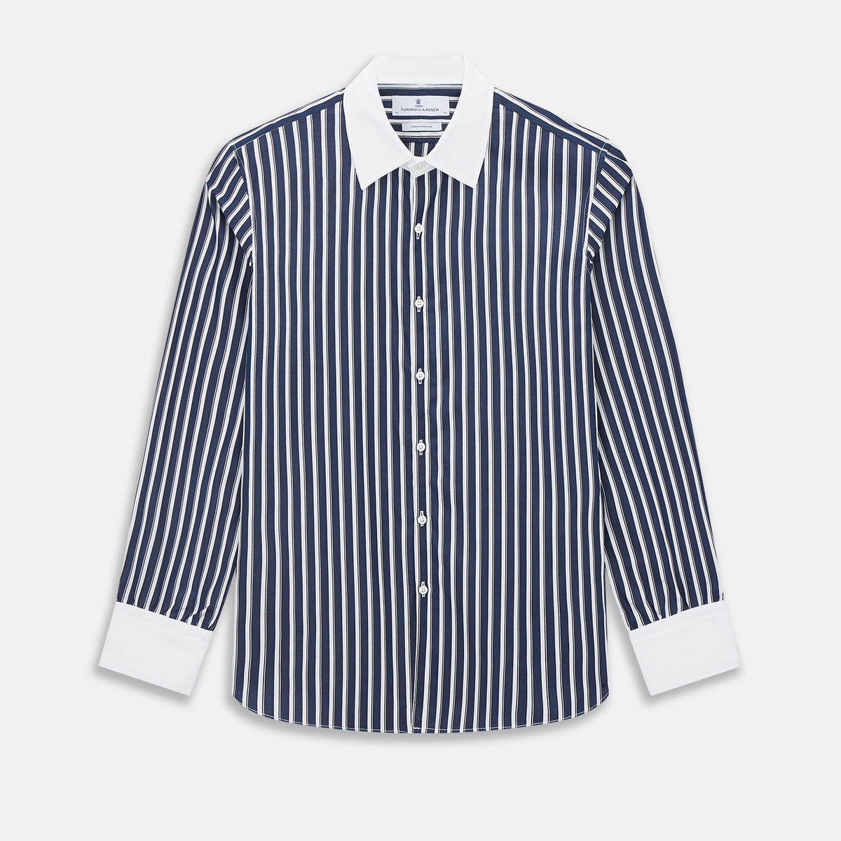 View 1 of product SHIRTS RF WH WESTMINSTER CLSD CLR WH 3BC NVY STR 14.5