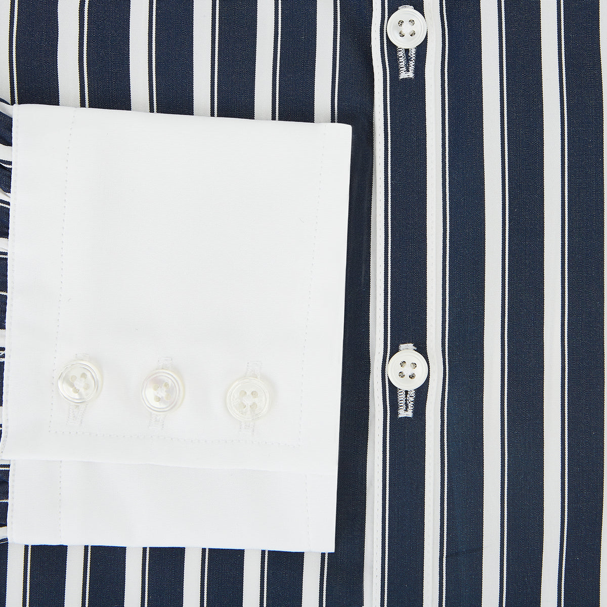 View 4 of product SHIRTS RF WH WESTMINSTER CLSD CLR WH 3BC NVY STR 14.5