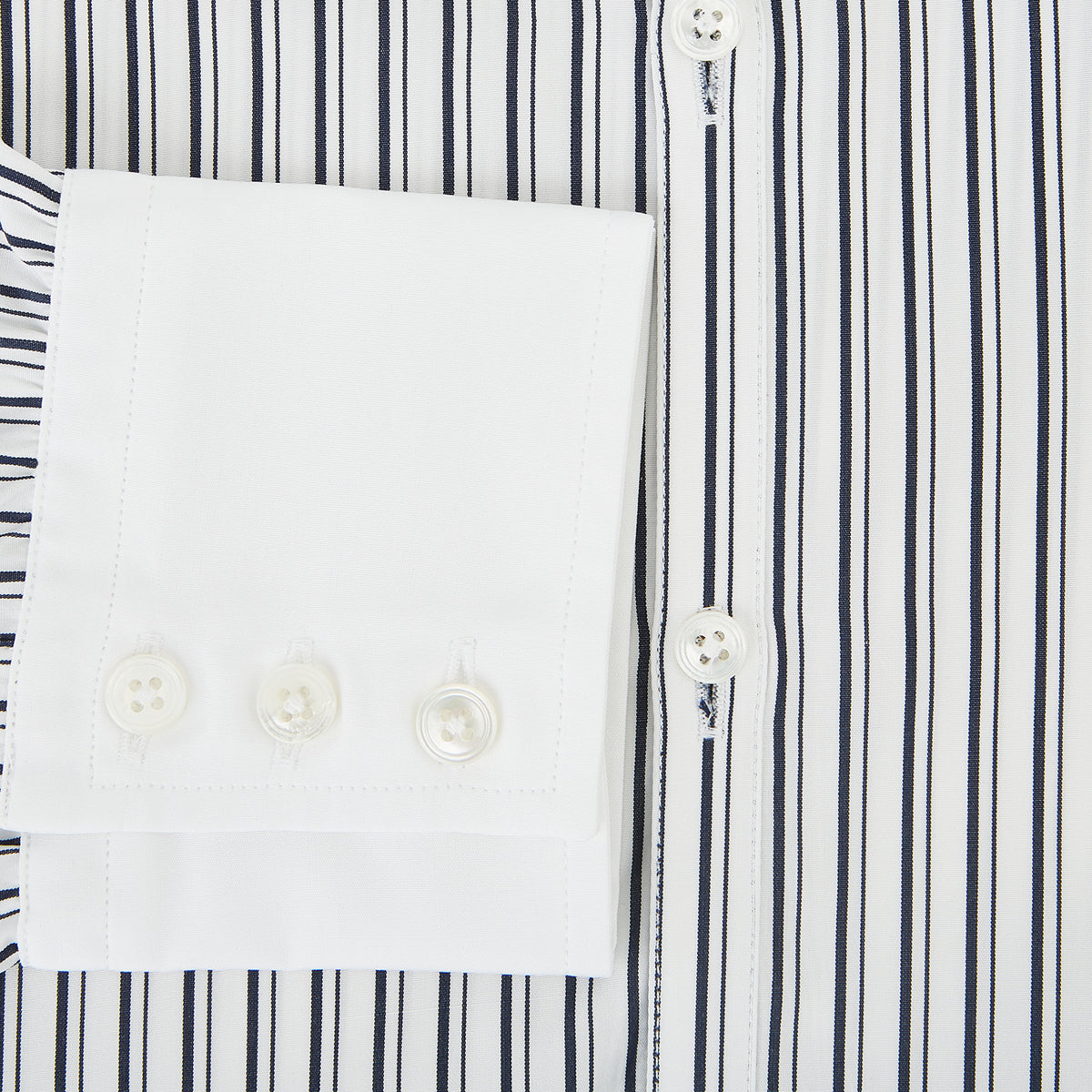 View 4 of product SHIRTS RF WH WESTMINSTER CLSD CLR WH 3BC NVY STR 18.5