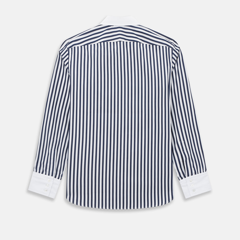 SHIRTS RF WH WESTMINSTER CLSDCR WH 3BC WHT STR NVY 17.5