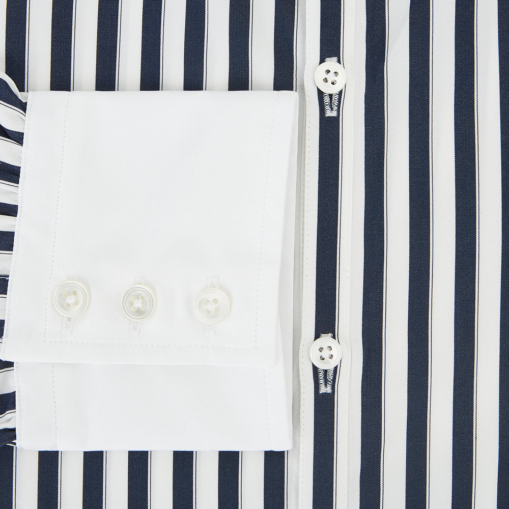 SHIRTS RF WH WESTMINSTER CLSDCR WH 3BC WHT STR NVY 17.5
