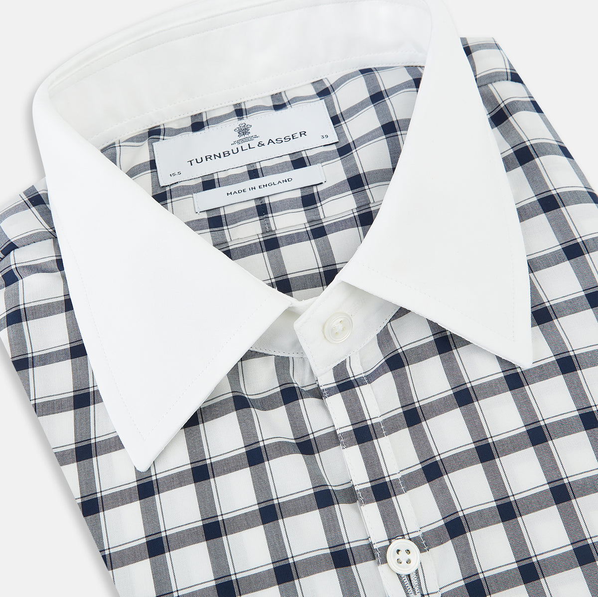View 2 of product SHIRTS RF WH WESTMINSTER CLSD CLR WH 3BC NVY CHK 15