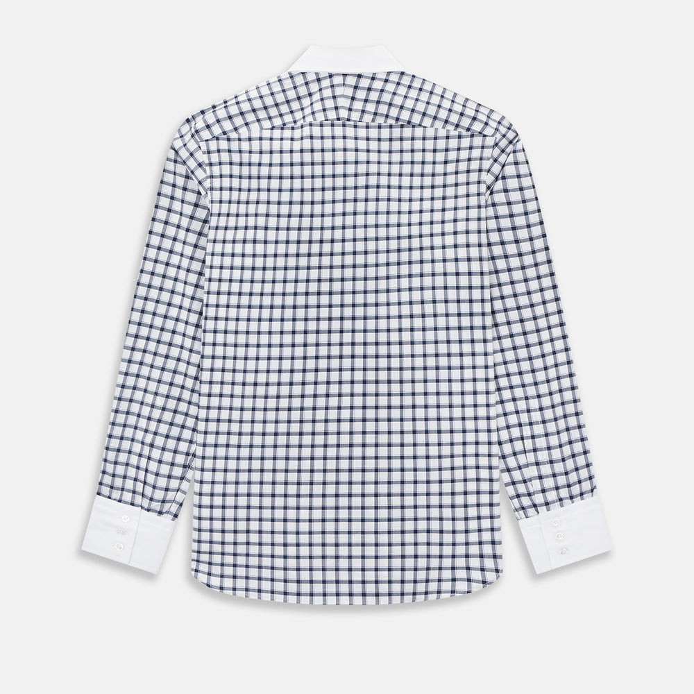 SHIRTS RF WH WESTMINSTER CLSD CLR WH 3BC NVY CHK 15