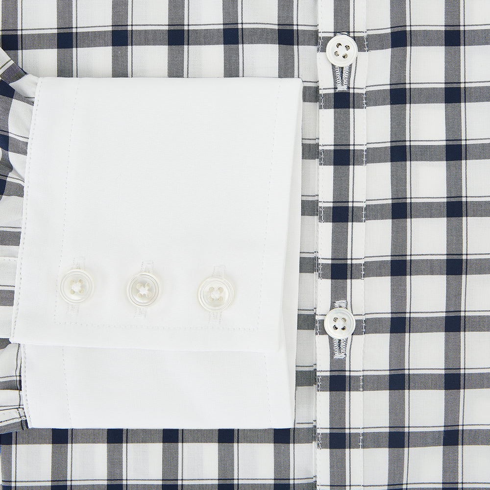 SHIRTS RF WH WESTMINSTER CLSD CLR WH 3BC NVY CHK 15