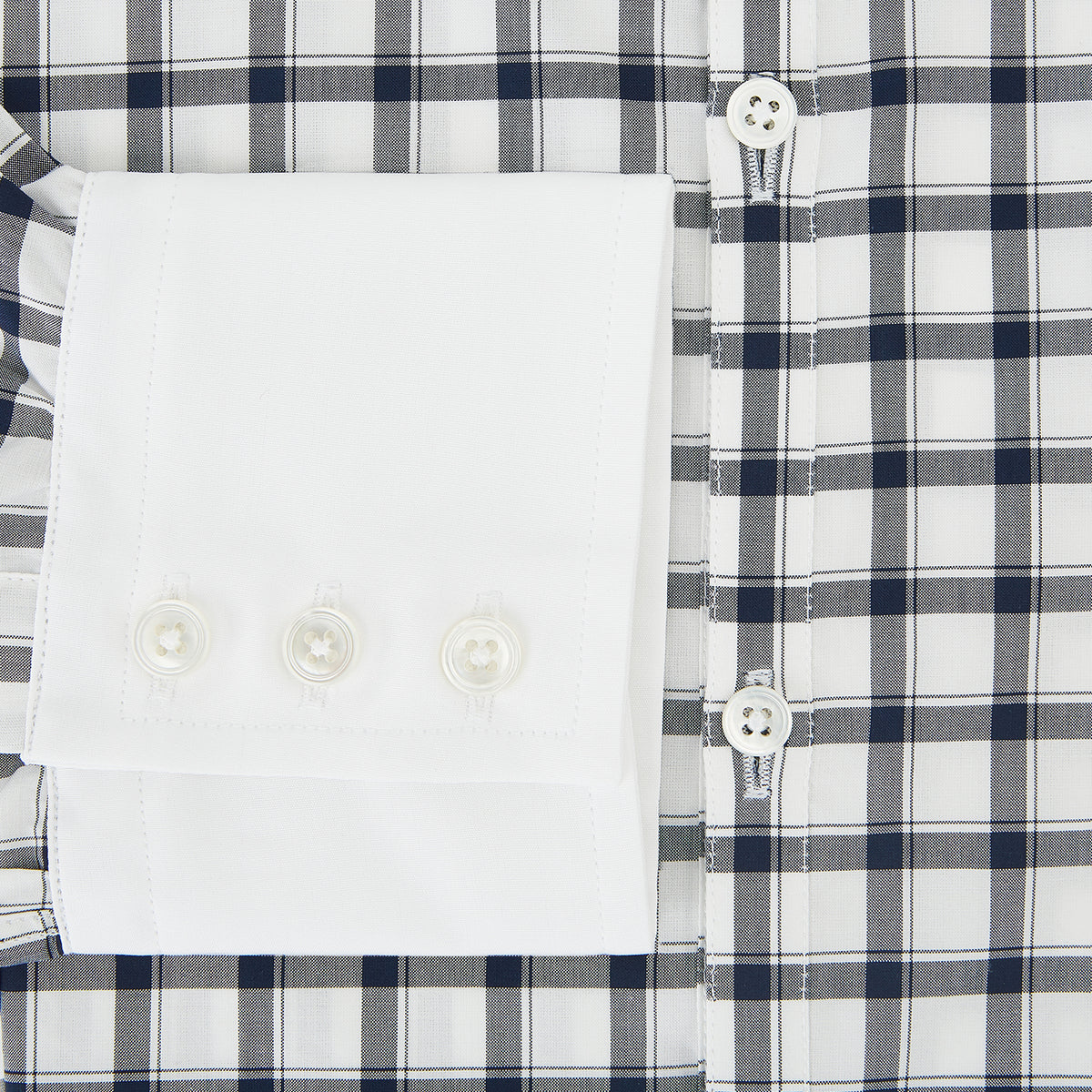 View 4 of product SHIRTS RF WH WESTMINSTER CLSD CLR WH 3BC NVY CHK 15