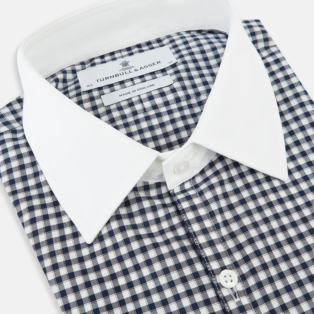 SHIRTS RF WH WESTMINSTER CLSD CLR WH 3BC NVY CHK 17