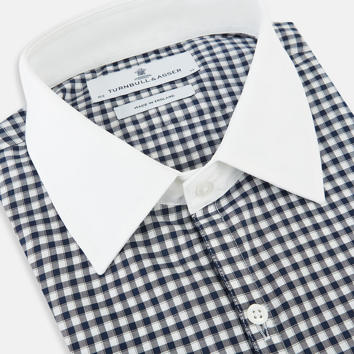 View 2 of product SHIRTS RF WH WESTMINSTER CLSD CLR WH 3BC NVY CHK 17