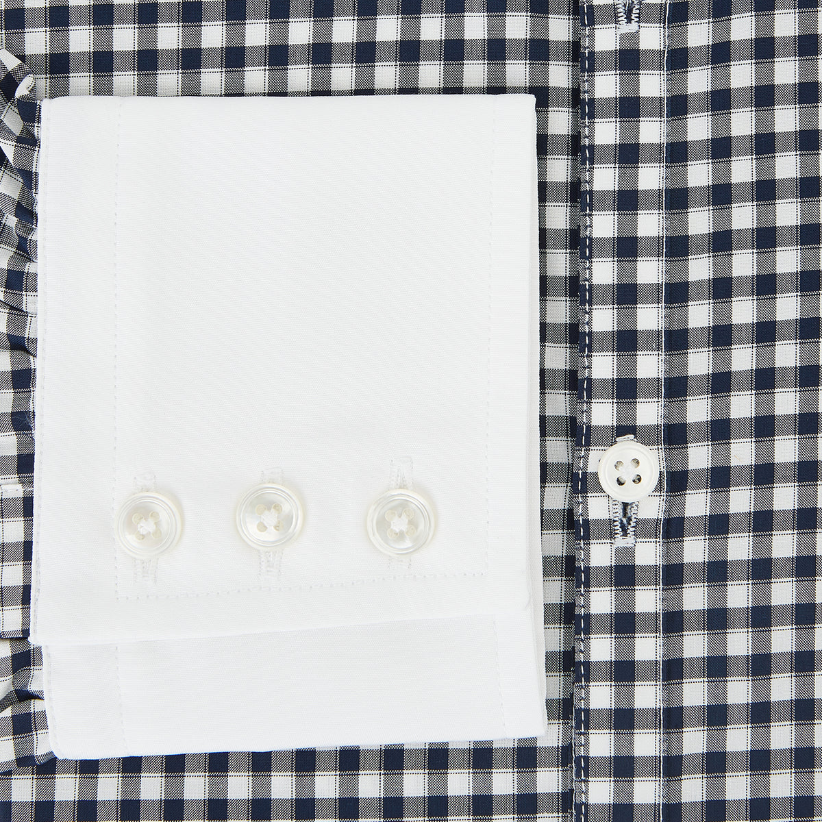 View 4 of product SHIRTS RF WH WESTMINSTER CLSD CLR WH 3BC NVY CHK 17
