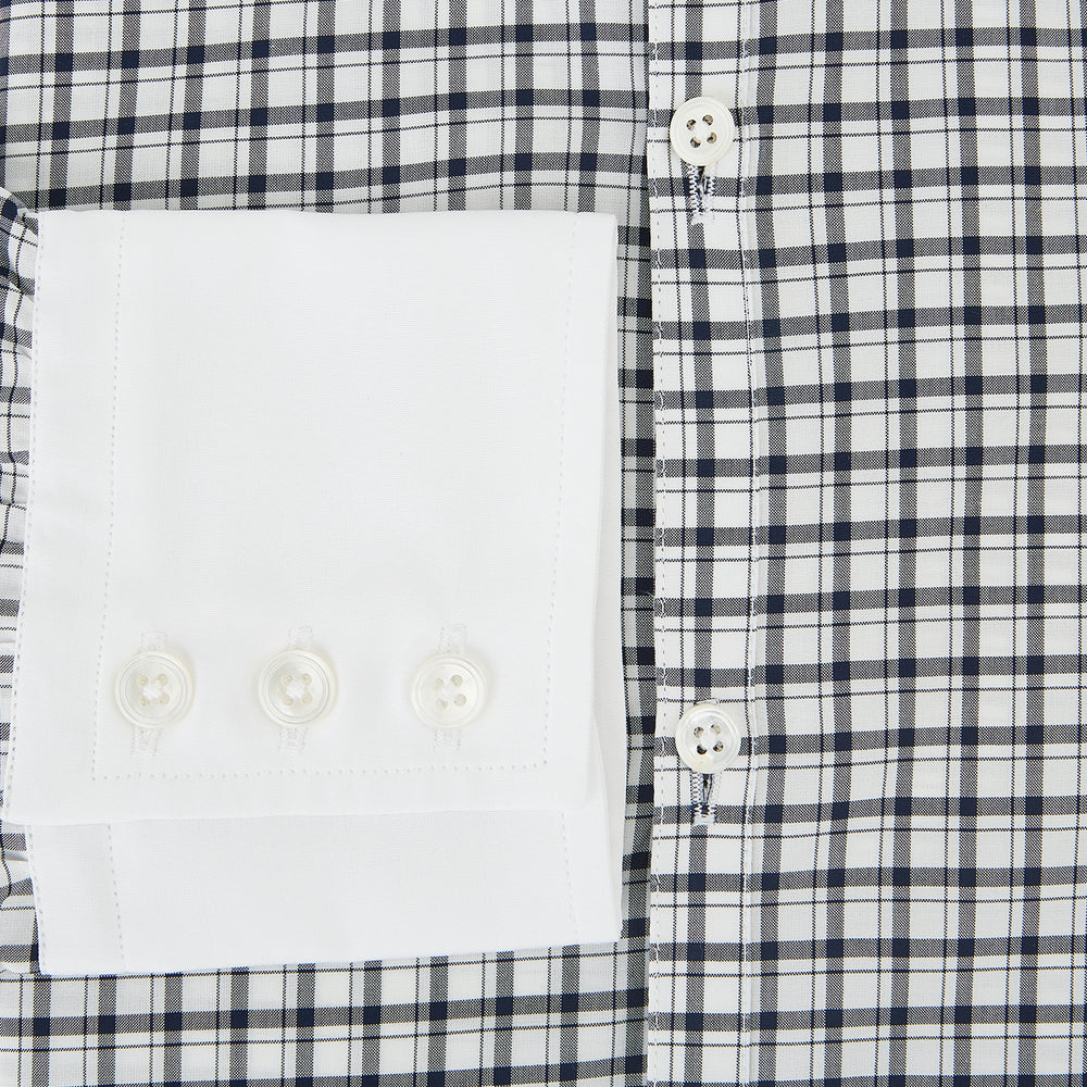 SHIRTS RF WH WESTMINSTER CLSD CLR WH 3BC NVY CHK 18.5