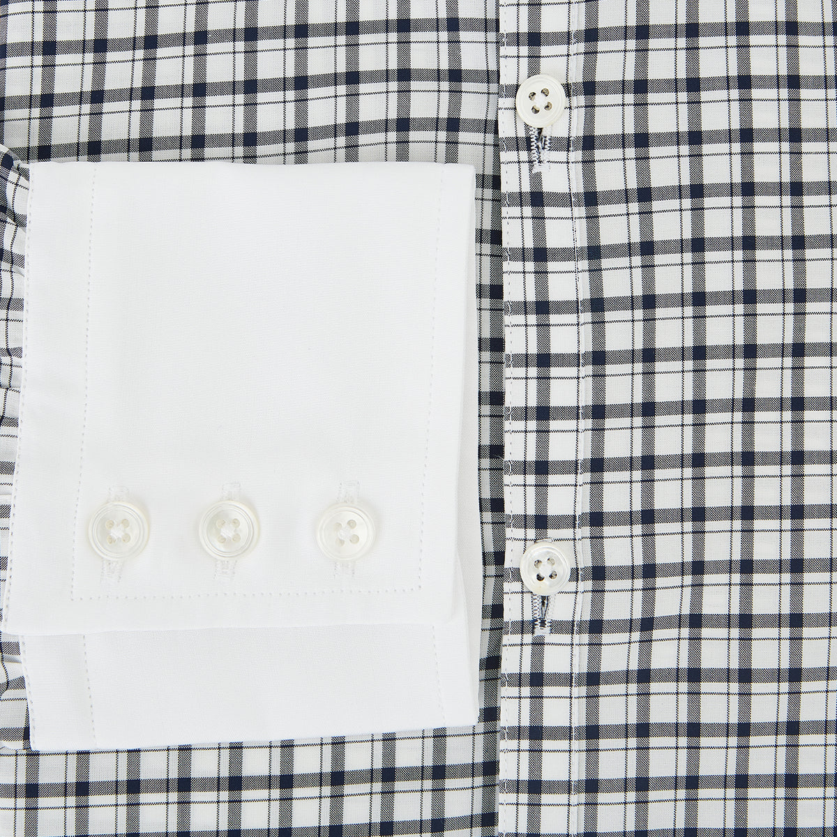 View 4 of product SHIRTS RF WH WESTMINSTER CLSD CLR WH 3BC NVY CHK 18.5