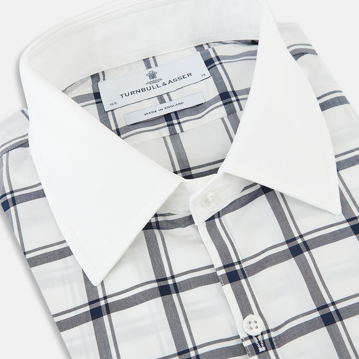 View 2 of product SHIRTS RF WH WESTMINSTER CLSD CLR WH 3BC NVY CHK 16.5
