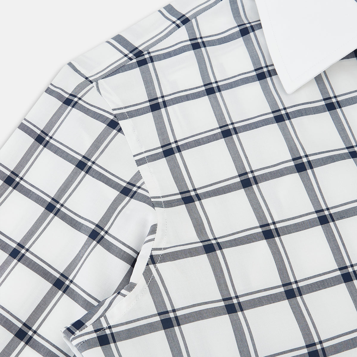 View 6 of product SHIRTS RF WH WESTMINSTER CLSD CLR WH 3BC NVY CHK 16.5