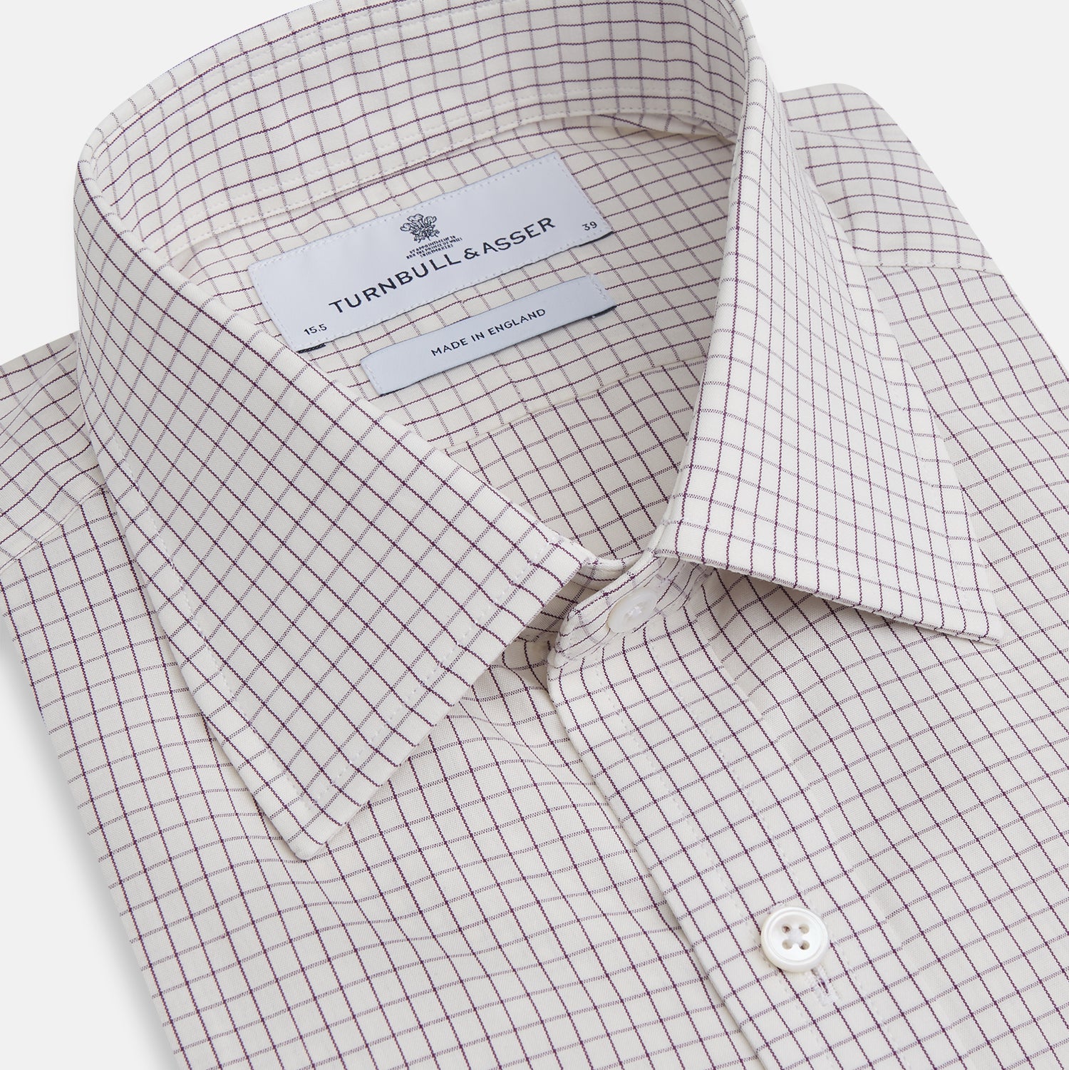 View 2 of product Purple Graph Check Mayfair Shirt
