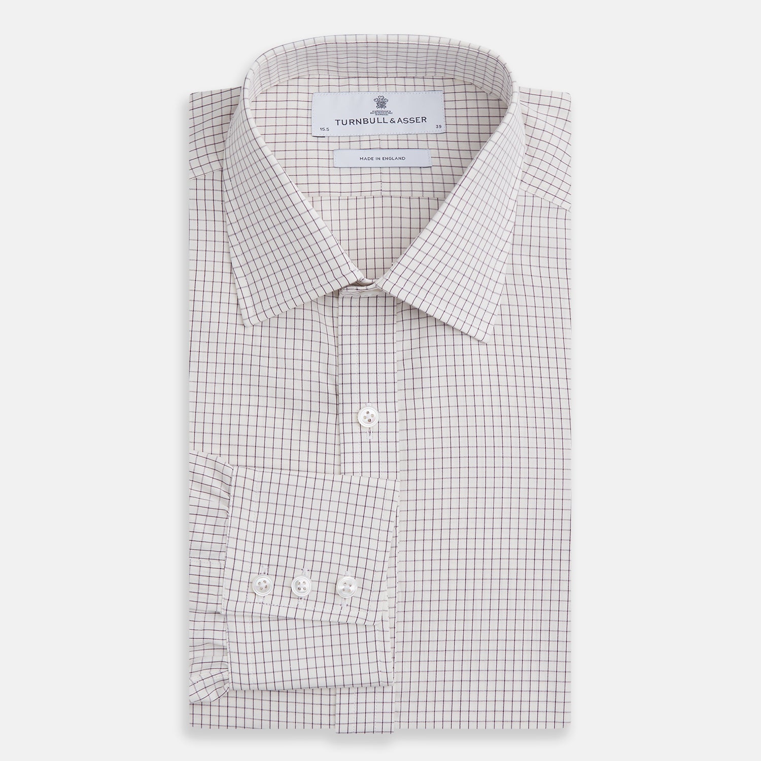 View 4 of product Purple Graph Check Mayfair Shirt