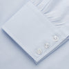 View 4 of product Tailored Fit Light Blue Cotton Shirt with Kent Collar and 3-Button Cuffs