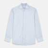 View 1 of product Tailored Fit Light Blue Cotton Shirt with Kent Collar and 3-Button Cuffs