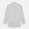 View 3 of product Tailored Fit Plain White Cotton Shirt with Kent Collar and Double Cuffs