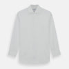 View 1 of product Tailored Fit Plain White Cotton Shirt with Kent Collar and Double Cuffs