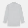 View 3 of product Tailored Fit White Royal Oxford Cotton Shirt with Kent Collar and Double Cuffs