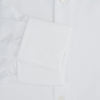 View 4 of product Tailored Fit White Royal Oxford Cotton Shirt with Kent Collar and Double Cuffs