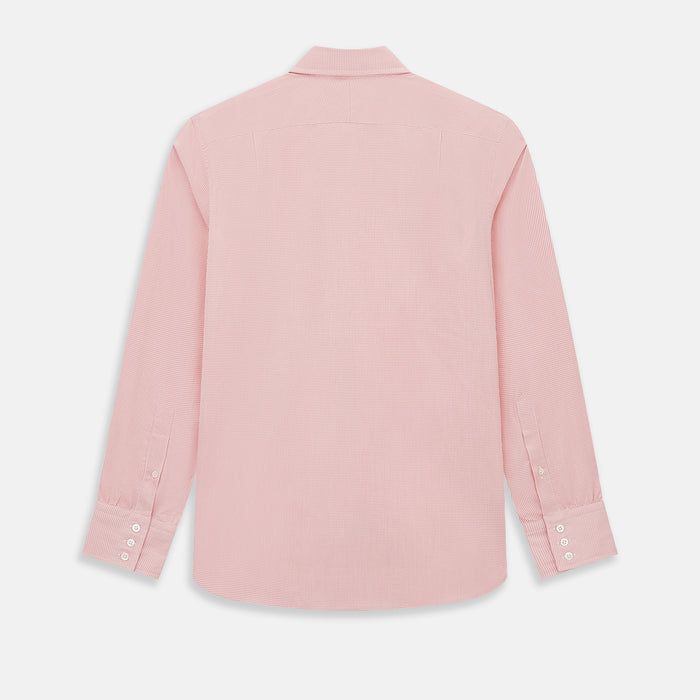 CORAL COTTON MINI CHECKED SHIRT Image 2