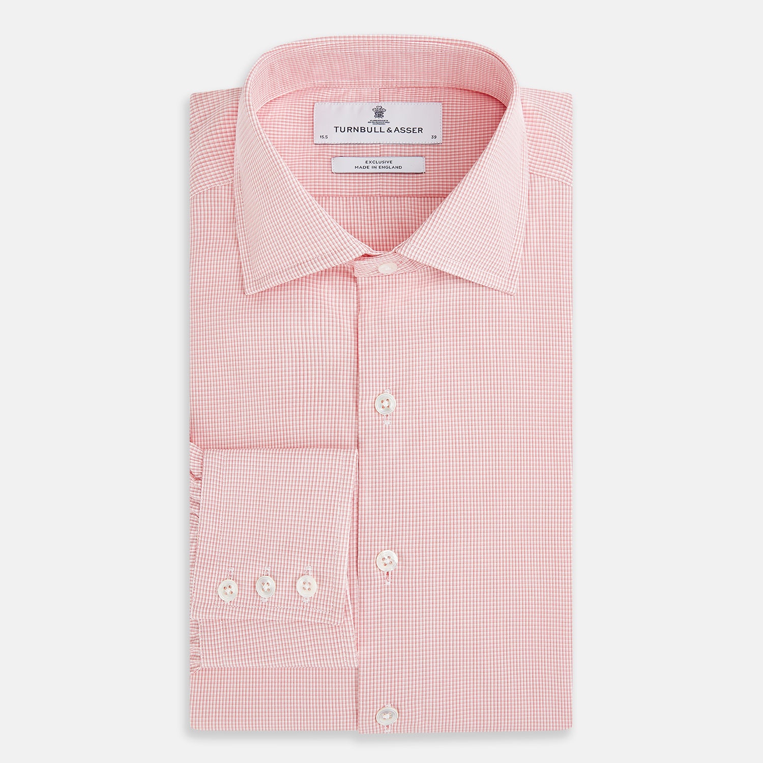 View 5 of product CORAL COTTON MINI CHECKED SHIRT