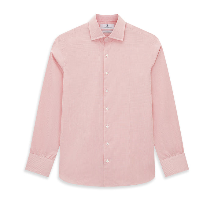 CORAL COTTON MINI CHECKED SHIRT Image 6