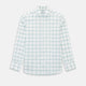 Large Checked Sage on White Tailored Fit Shirt in Cotton