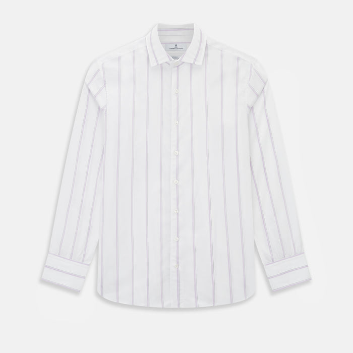 SHIRTS NEW TF KENT CLR 3BC WHT W/ SAGE MULTI STR