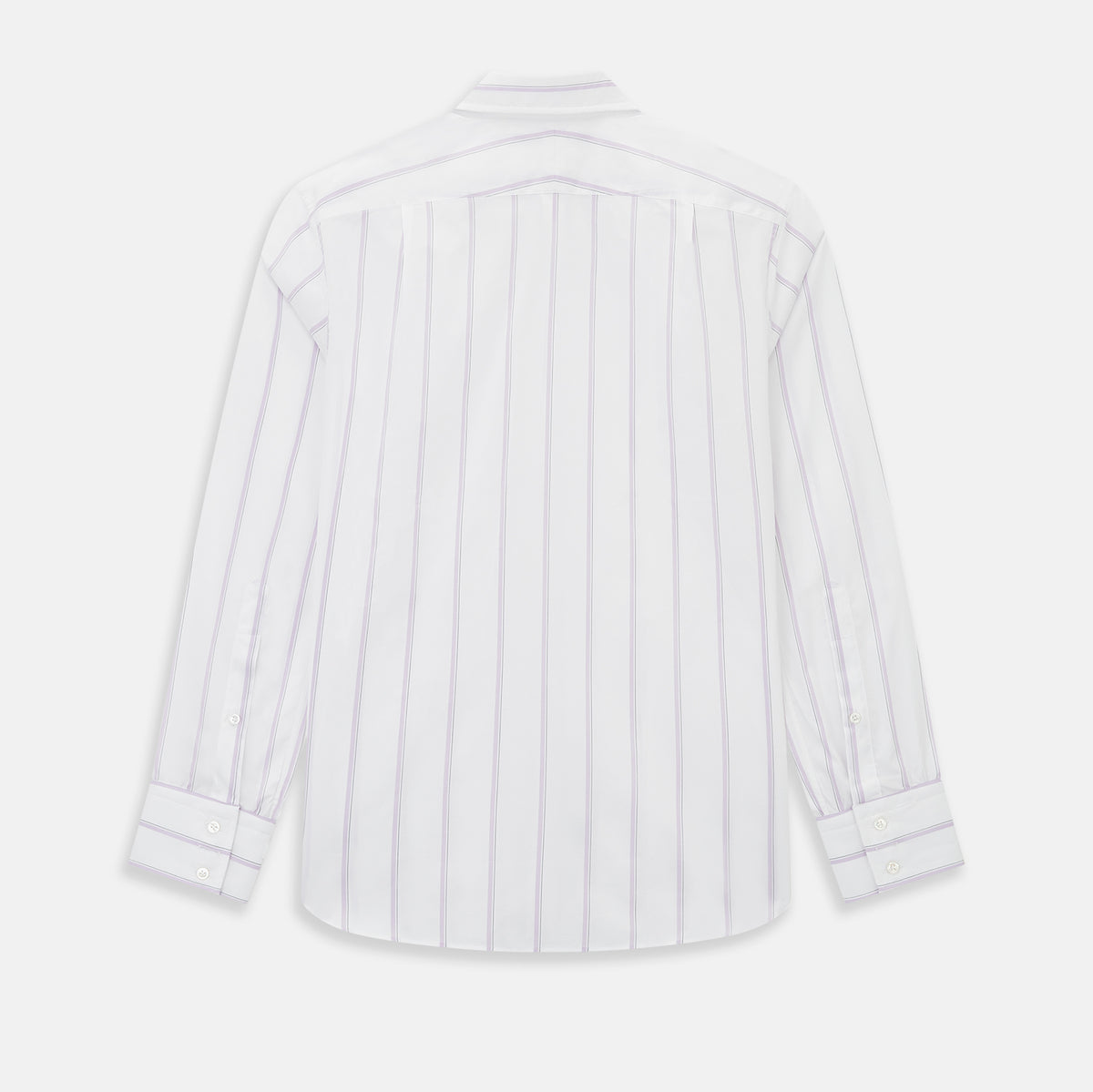 View 3 of product Track Striped Pink on White Tailored Fit Shirt in Cotton