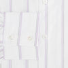 View 4 of product Track Striped Pink on White Tailored Fit Shirt in Cotton