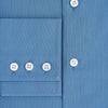 View 4 of product Pinstriped Colony Blue Tailored Fit Shirt in Cotton