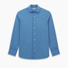 View 6 of product Pinstriped Colony Blue Tailored Fit Shirt in Cotton