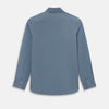 View 3 of product Pinstriped Steel Grey Tailored Fit Shirt in Cotton