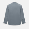 View 3 of product Pinstriped Grey Tailored Fit Shirt in Cotton