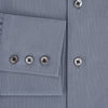 View 4 of product Pinstriped Grey Tailored Fit Shirt in Cotton