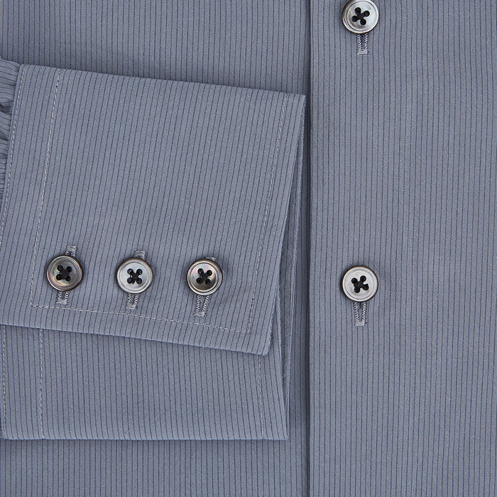 SHIRTS NEW TF KENT CLR 3BC GRAY/NAVY STRIPE Image 3