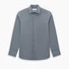 View 6 of product Pinstriped Grey Tailored Fit Shirt in Cotton