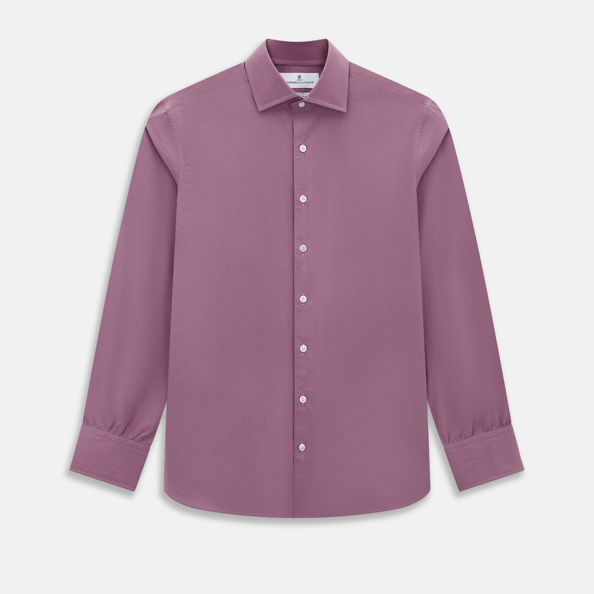 View 1 of product Pinstriped Antique Pink Tailored Fit Shirt in Cotton