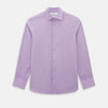 View 1 of product Pinstriped Baby Pink Tailored Fit Shirt in Cotton
