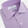 View 2 of product Pinstriped Baby Pink Tailored Fit Shirt in Cotton