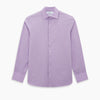 View 6 of product Pinstriped Baby Pink Tailored Fit Shirt in Cotton