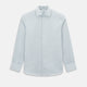 Steel Grey Micro-Tattersall Check Belgravia Shirt 18.5