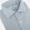 View 2 of product Steel Grey Micro-Tattersall Check Belgravia Shirt 18.5