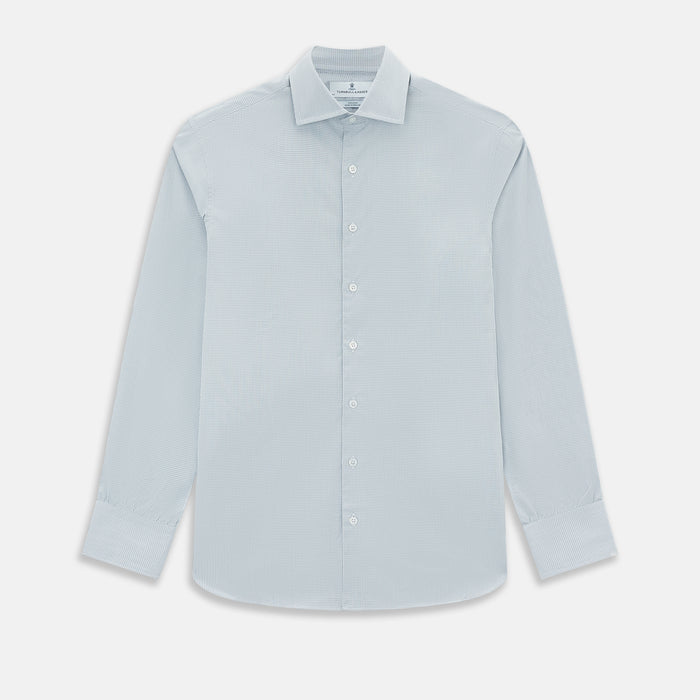 Steel Grey Ripple Double Pinstripe Belgravia Shirt