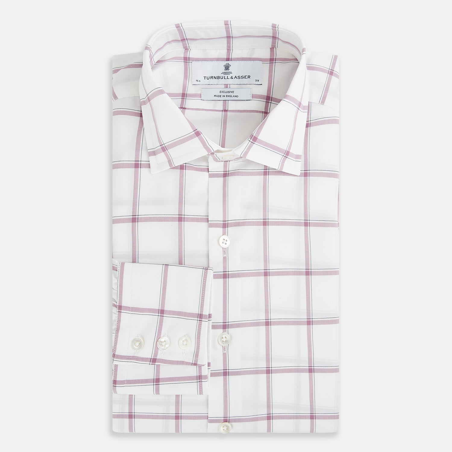View 5 of product PINK LARGE CHECK SHIRT 15.5