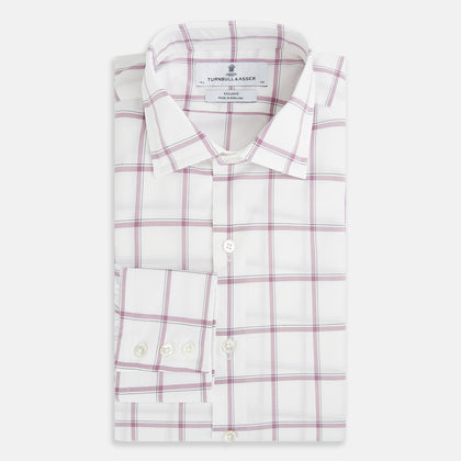 PINK LARGE CHECK SHIRT Image 4