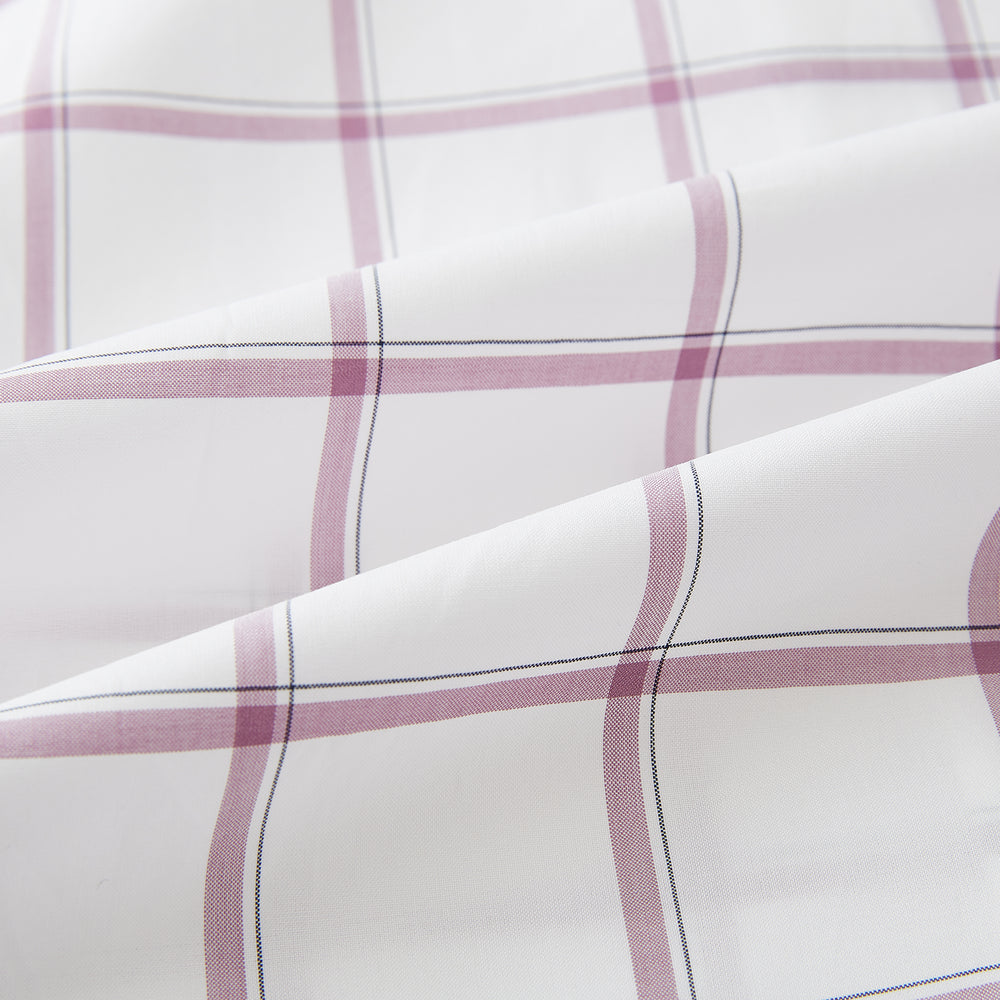 PINK LARGE CHECK SHIRT 15.5