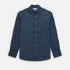 View 1 of product Tailored Fit Navy Pinstripe Belgravia Shirt 19