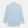 View 3 of product Tailored Fit Blue Cotton Cashmere Belgravia Shirt